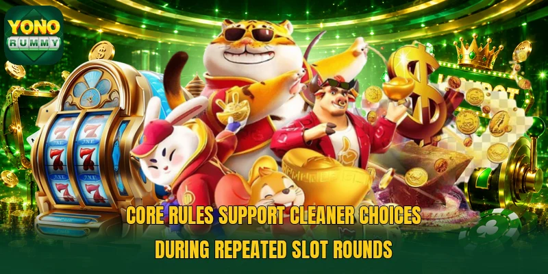 Core rules support cleaner choices during repeated slot rounds Core rules support cleaner choices during repeated slot rounds