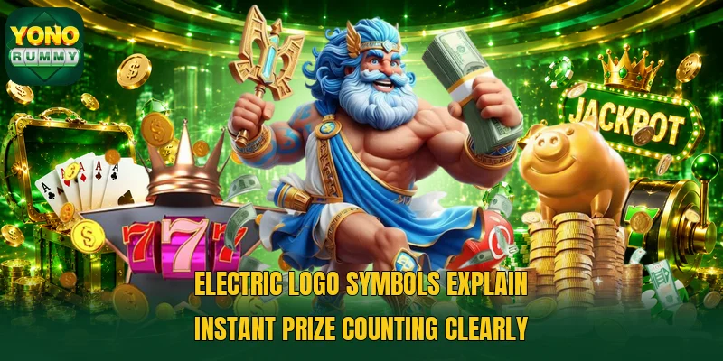 Electric logo symbols explain instant prize counting clearly Electric logo symbols explain instant prize counting clearly