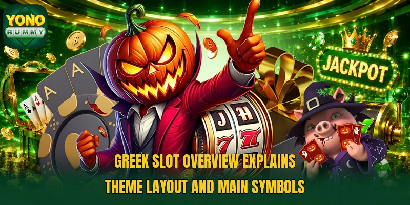 Greek slot overview explains theme layout and main symbols Greek slot overview explains theme layout and main symbols