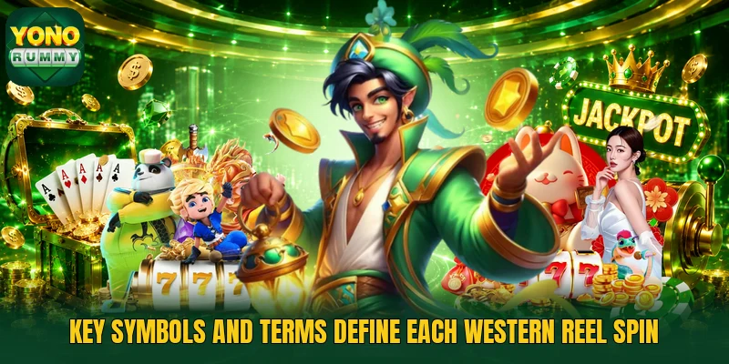 Key symbols and terms define each western reel spin Key symbols and terms define each western reel spin