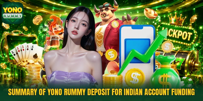 Summary of Yono Rummy deposit for Indian account funding Summary of Yono Rummy deposit for Indian account funding