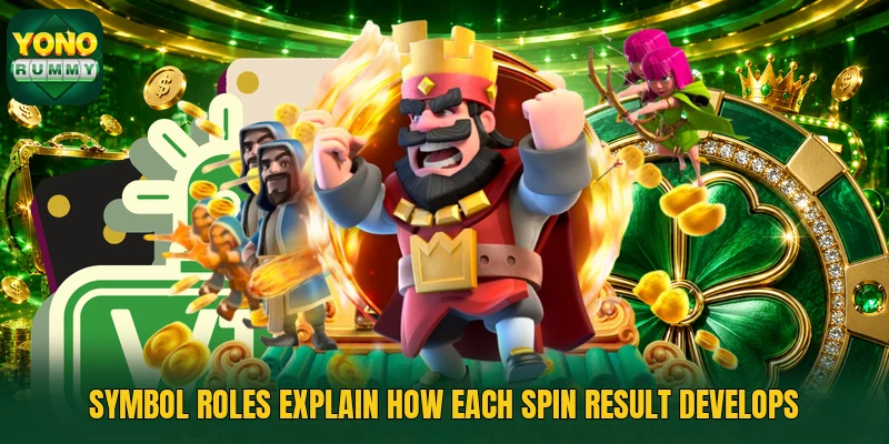 Symbol roles explain how each spin result develops Symbol roles explain how each spin result develops